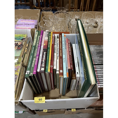 60 - A box of railway and steam books