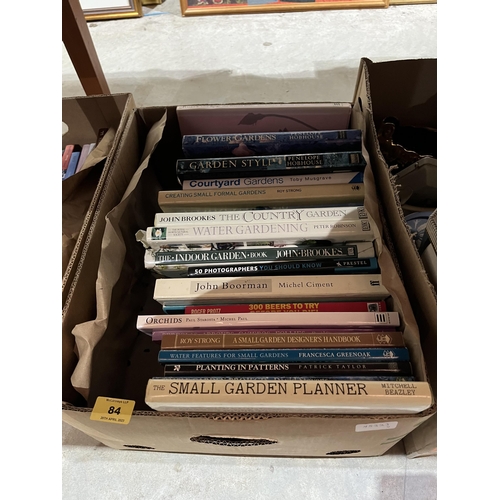 84 - Four boxes of books