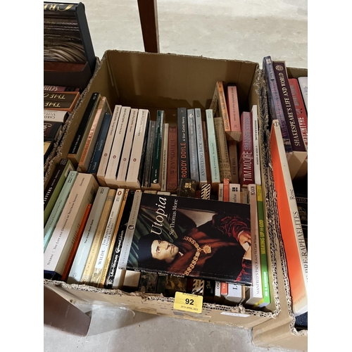 92 - Three boxes of books