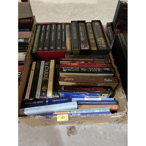 93 - Three boxes of books