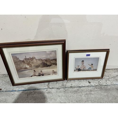 347 - Four prints after William Russell Flint. Unsigned