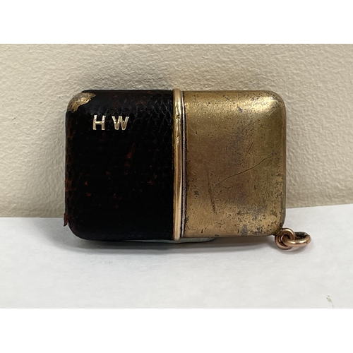 115 - A Movado Ermato pocket or purse watch patented by Hauguenin Freres in 1926, the mid case in silver g... 