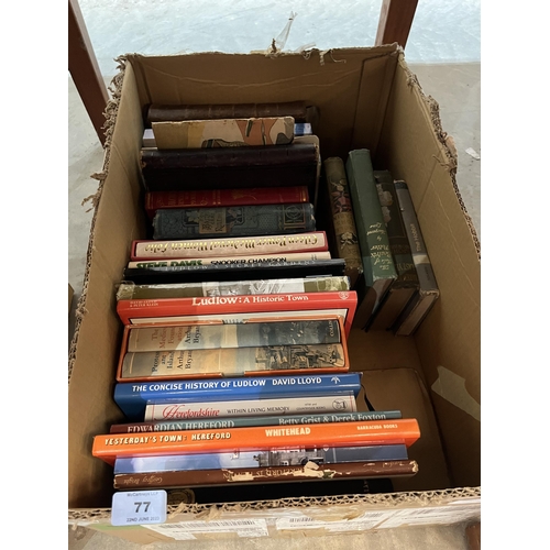 77 - Two boxes of books