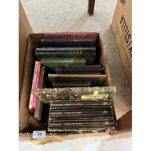 77 - Two boxes of books