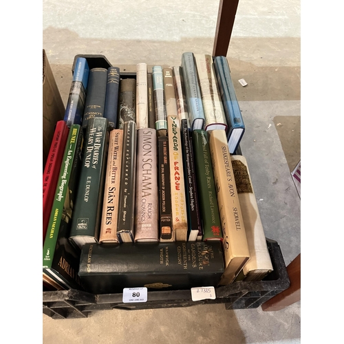 80 - Three boxes of books