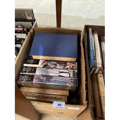80 - Three boxes of books