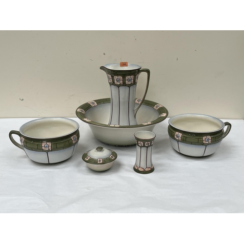 162 - A secessionist design six piece chamber set