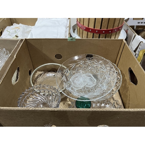 81 - Two boxes of glassware