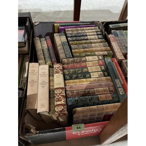 84 - Three boxes of books