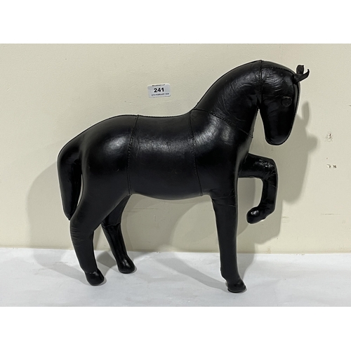 241 - A leather horse. 15