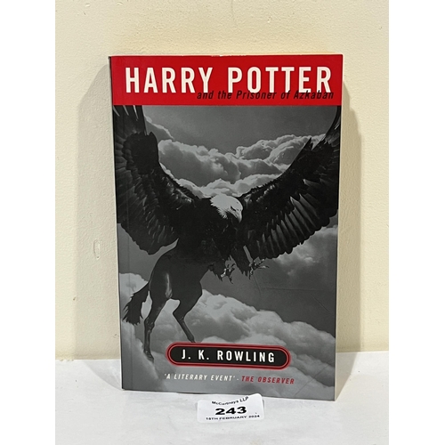 243 - J.K. Rowling. Harry Potter and the Prisoner of Azkaban. A signed copy. 1st edition.