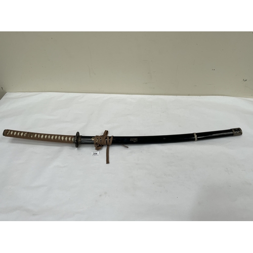 258 - A Samurai style decorative sword. 45