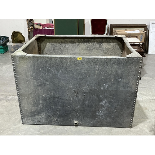 360 - A galvanised tank 48