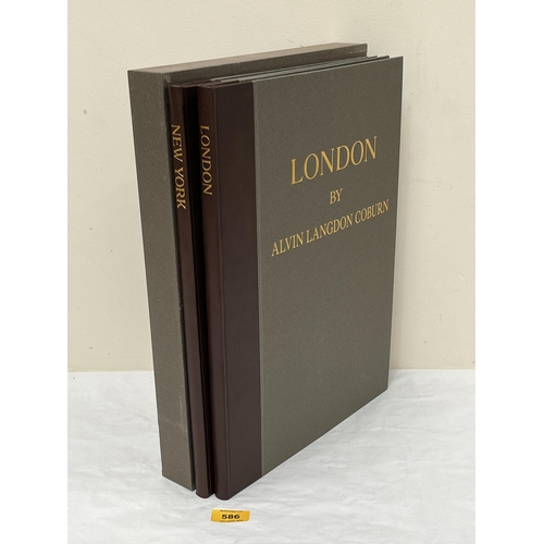 586 - Folio Society. London and New York by Alvin Langdon Coburn. Facsimile edition no 166/520 total copie... 