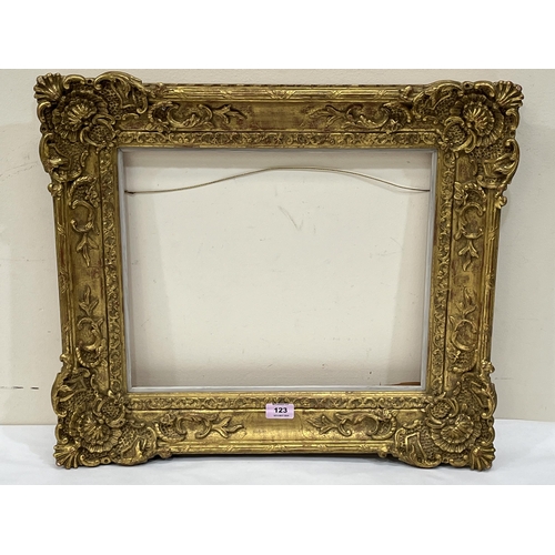 123 - A gilt oil picture frame 20