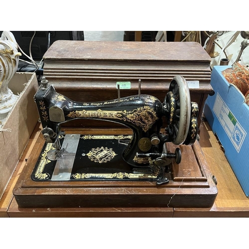 40 - A Singer sewing machine.