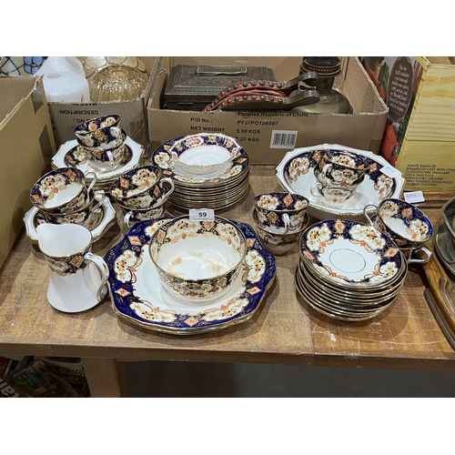 59 - A Royal Albert tea service of 50 pieces.