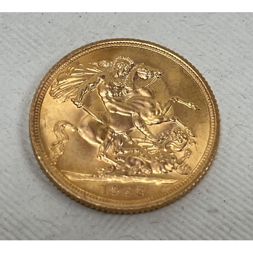 269 - Gold Coin. An Elizabeth II full Sovereign. 1963