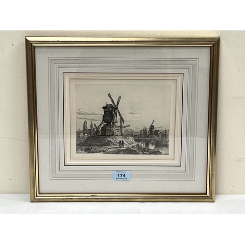 174 - SIR ERNEST GEORGE. BRITISH 1838-1922 Bruges. Etching 7