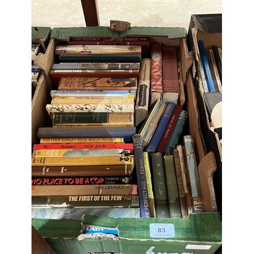 83 - Four boxes of books