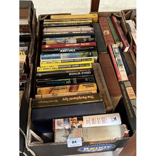 84 - Four boxes of books