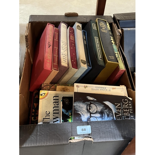 88 - Two boxes of books