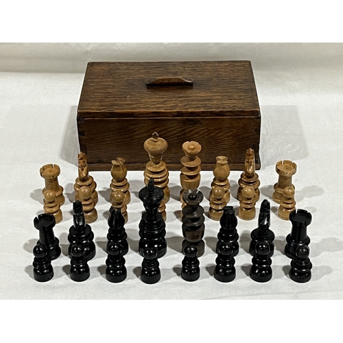 Chess set complete 'St George' style early 19th century Georgian ...