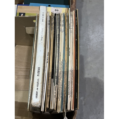 69 - A collection of LP records