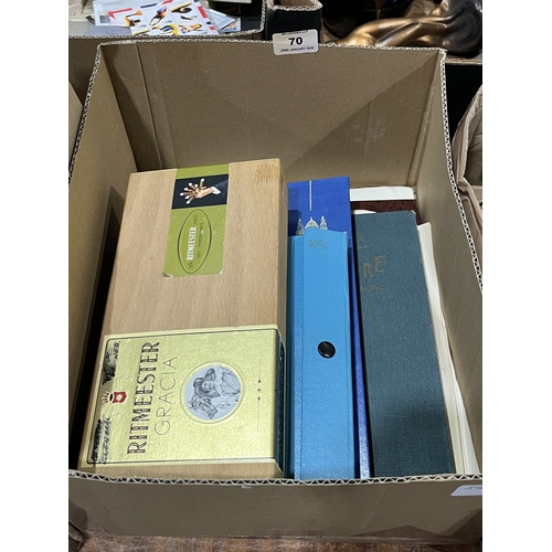 70 - A box of mixed stamps
