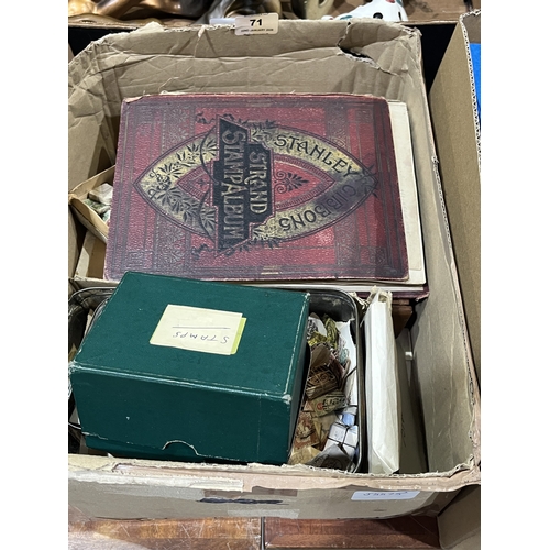 71 - A box of Victorian stamps