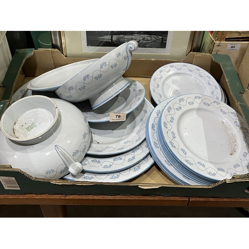 78 - A Copeland Spode part dinner service