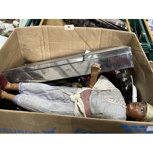 82 - A box of sundries