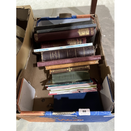 88 - A box of books