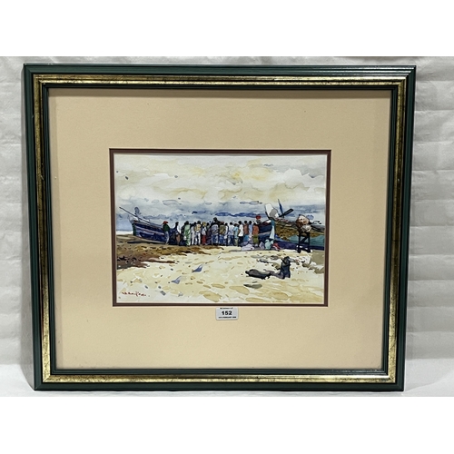 RAFIE ABDUL RAHMAN. MALAYSIAN Bn. 1947 Beach scenes. A pair. Signed ...