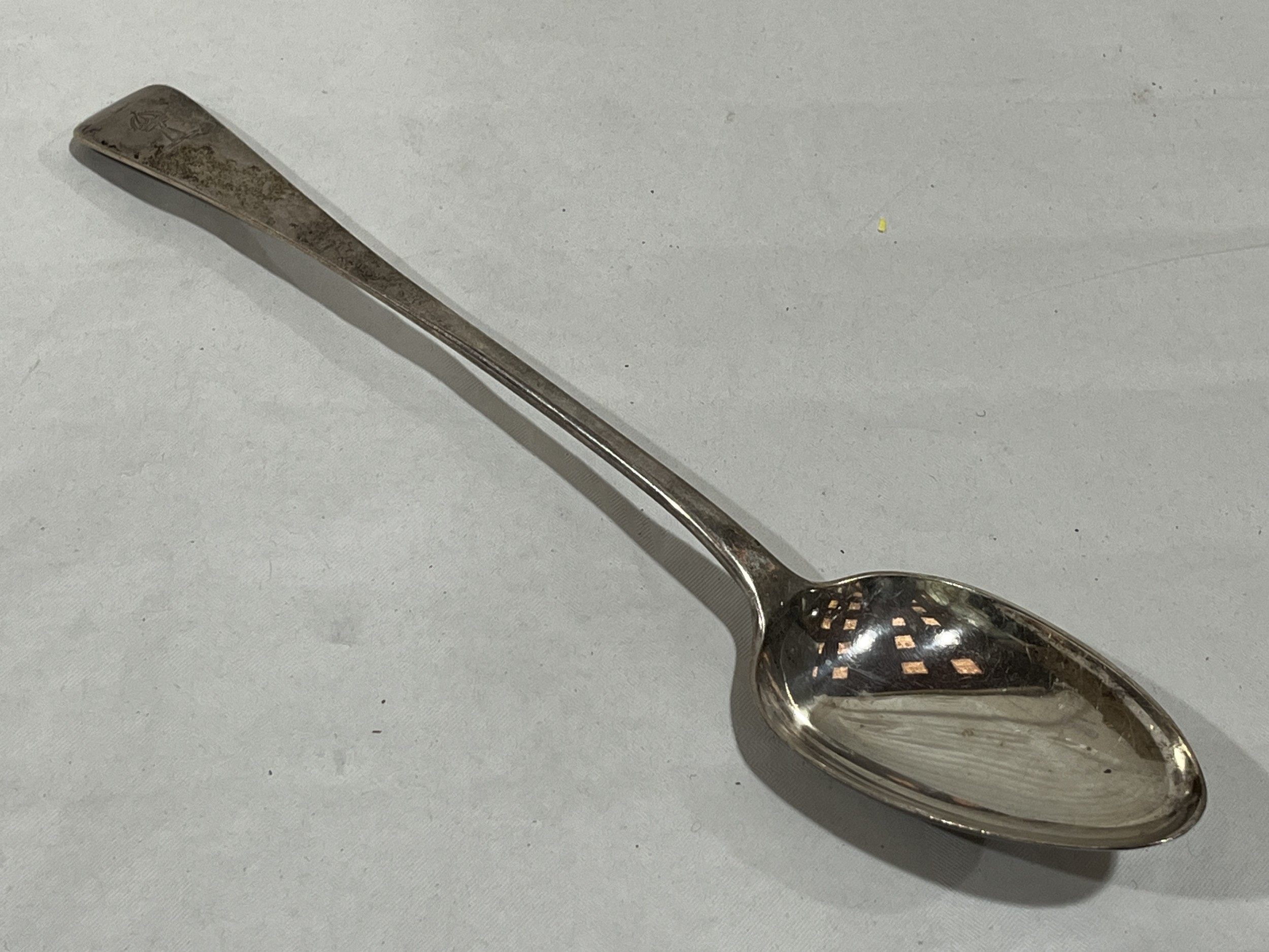 A William IV silver Old English pattern basting spoon. London 1832 ...
