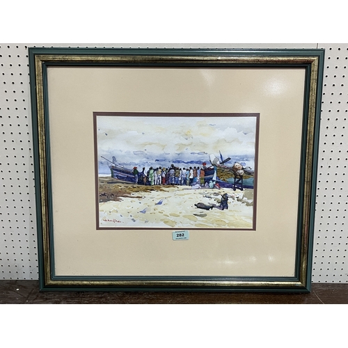 RAFIE ABDUL RAHMAN. MALAYSIAN Bn. 1947 Beach scenes. A pair. Signed ...