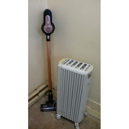 oil filled radiator plus Goodman hoover