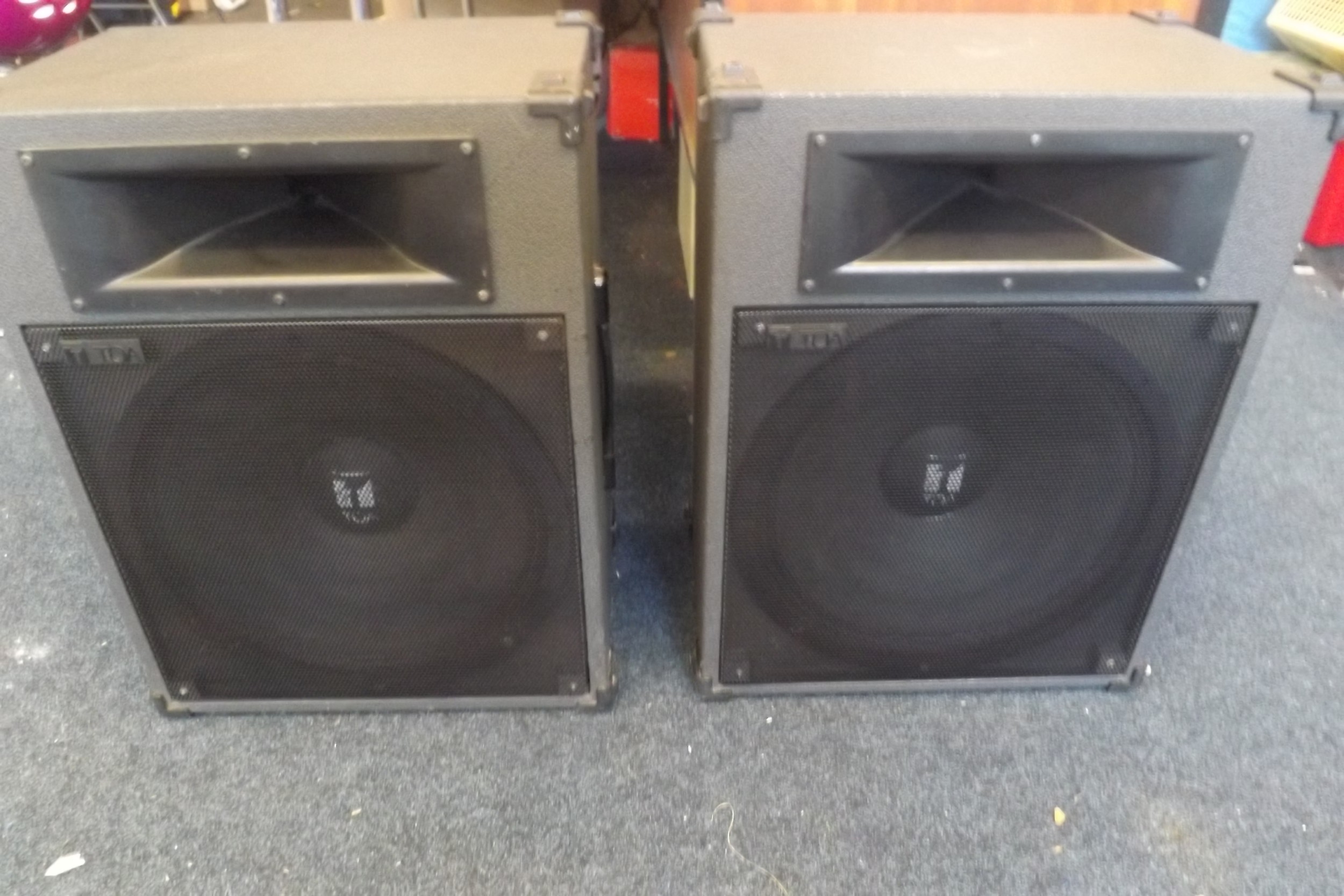 Pair of quality Large output TOA Monitoring studio or live stage