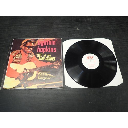 Texas Blues, blues rock vinyl LP Lightning Hopkins Live at the Bird