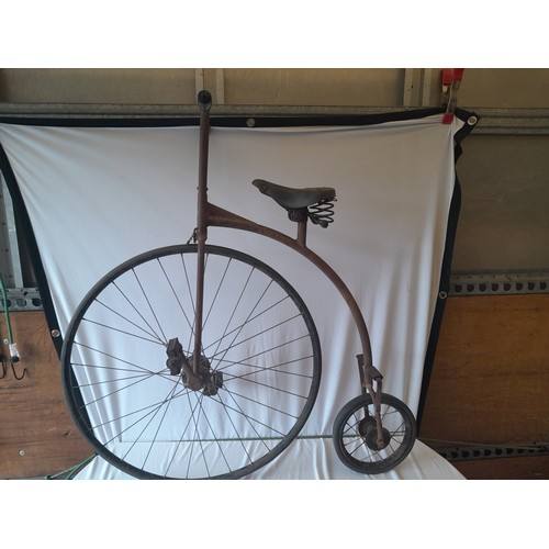 Vintage Penny Farthing bike size 38 x 36 inches