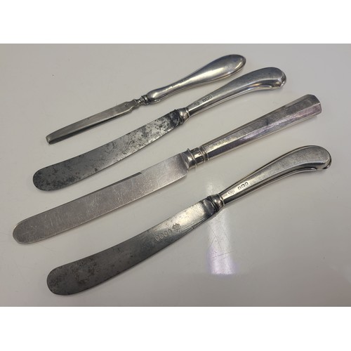10 - 4 silver handled items