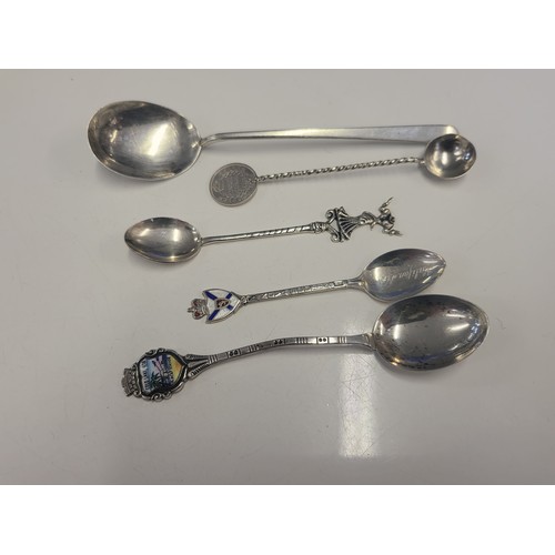 11 - 6 assorted silver spoons