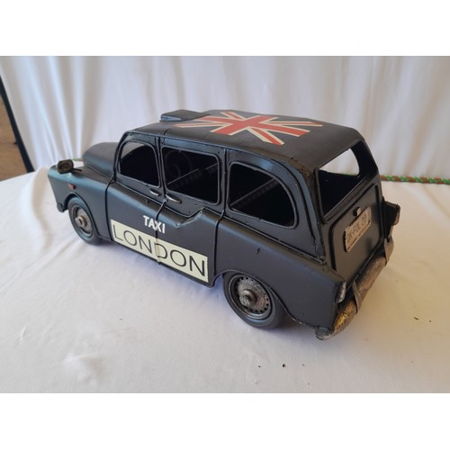 40 - Tin plate Vehicle Taxi 12 inches