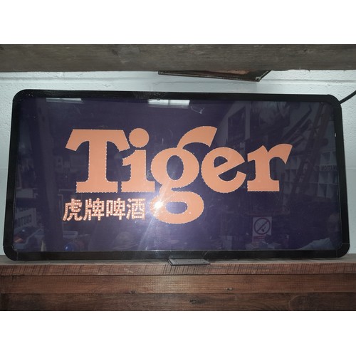 59 - Tiger Beer Illuminated sign size 2ft