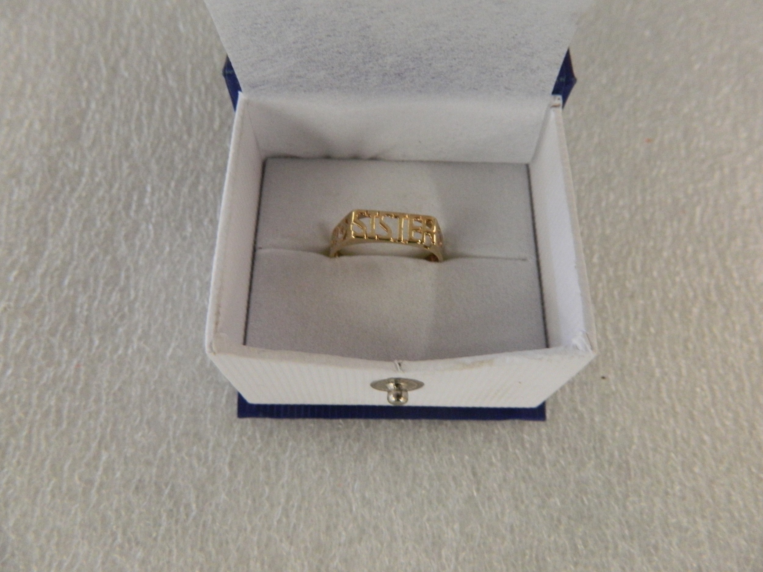 Gold sister store ring