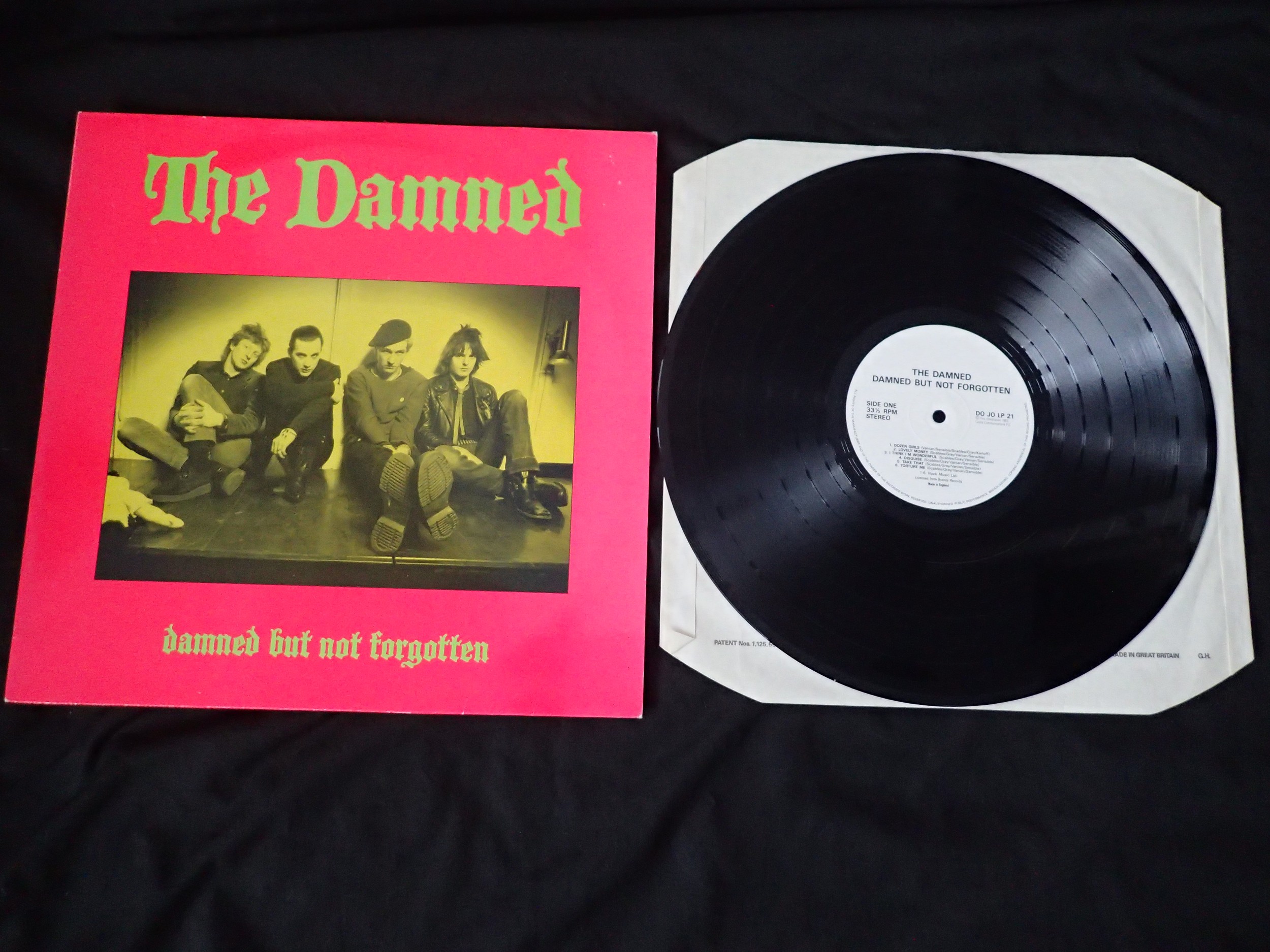 Punk Rock Goth Rock vinyl LP The Damned - Damned but not forgotten