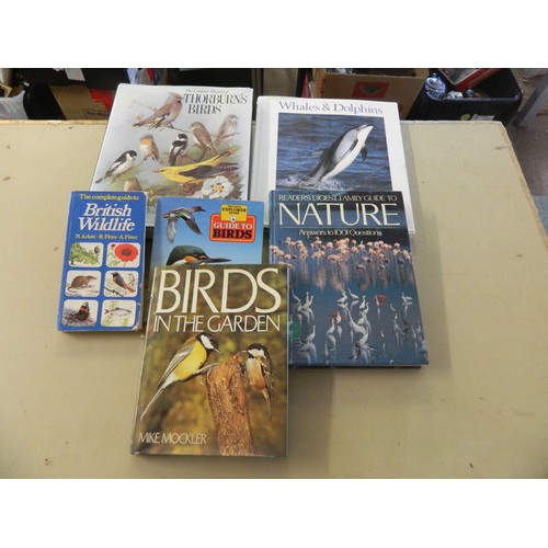 Collection of Bird books.