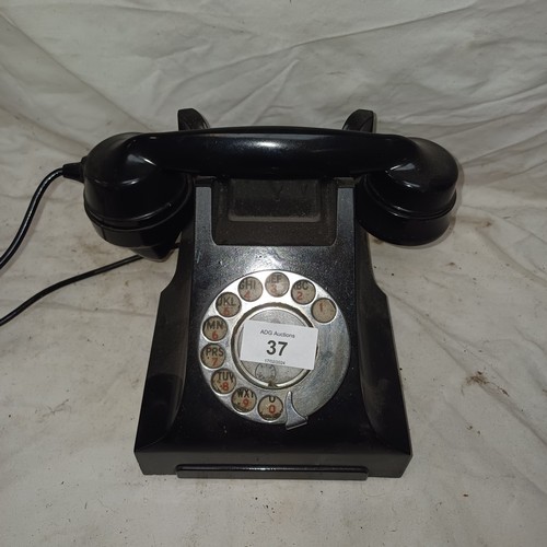 37 - Vintage bakelite telephone