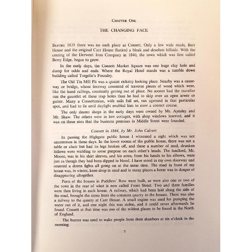 12 - First Edition hardback book titled The Consett Story, compiled in 1963 by the Consett Lions Club.