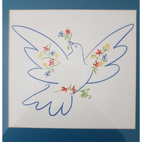 60 - Two Framed and Glazed sets of Picasso Prints dated 1959. Double print shows group people dancing and... 